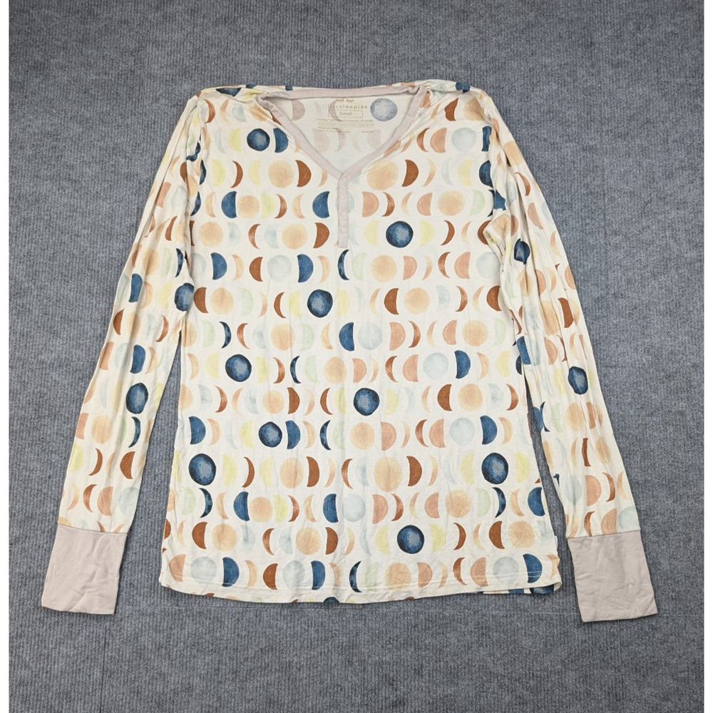 Little Sleepies Pajama Top Womens Small Bamboo Viscose Comfort Lightweight Shirt